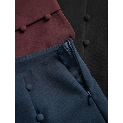 Reserved - Spódnico-szorty z dodatkiem wiskozy - czarny Reserved XS Reserved