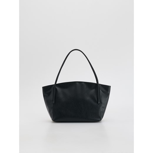Reserved - Torebka shopper - czarny ze sklepu Reserved w kategorii Torebki damskie - zdjęcie 187996392