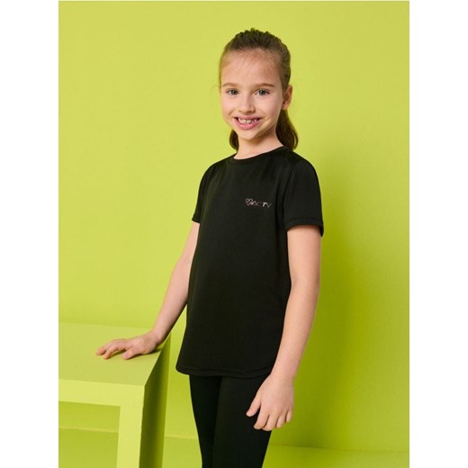 Sinsay - Koszulka basic - czarny ze sklepu Sinsay w kategorii Bluzki dziewczęce - zdjęcie 187996761