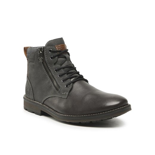 Trzewiki Rieker F5521-45 Szary Rieker 45 eobuwie.pl