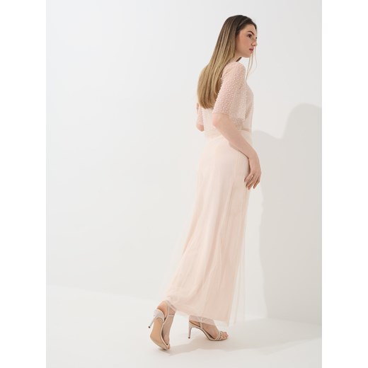 Mohito - Spódnica midi - beżowy ze sklepu Mohito w kategorii Spódnice - zdjęcie 187999384