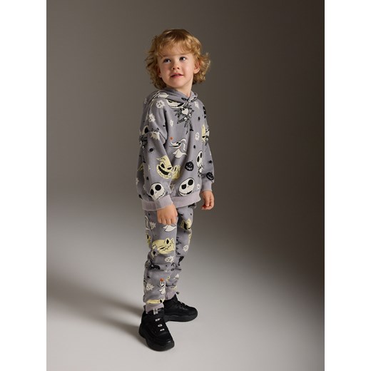 Reserved - Spodnie Miasteczko Halloween - ciemnoszary ze sklepu Reserved w kategorii Spodnie chłopięce - zdjęcie 188000683