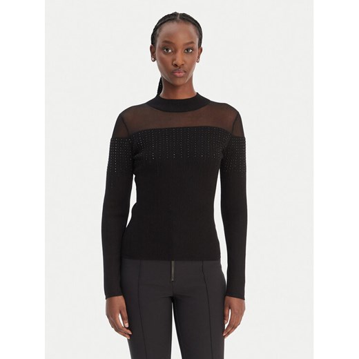 Guess Sweter W6RR70 Z2YK2 Czarny Regular Fit ze sklepu MODIVO w kategorii Swetry damskie - zdjęcie 188005522