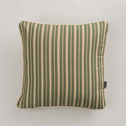 Poszewka na poduszkę Classic Stripe Olive 45x45 cm ze sklepu dekoria.pl w kategorii Poszewki na poduszki - zdjęcie 188006340