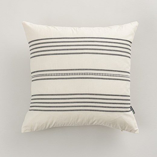 Poszewka na poduszkę Linea Graphite 45x45 cm ze sklepu dekoria.pl w kategorii Poszewki na poduszki - zdjęcie 188006361