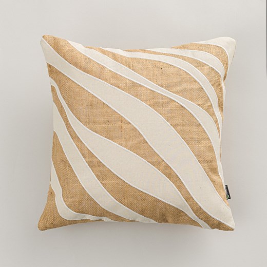 Poszewka na poduszkę Juta Wave 45x45 cm ze sklepu dekoria.pl w kategorii Poszewki na poduszki - zdjęcie 188006373