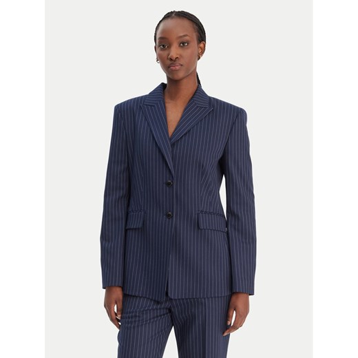 HUGO Marynarka Asmalla 50554445 Granatowy Regular Fit ze sklepu MODIVO w kategorii Marynarki damskie - zdjęcie 188007721