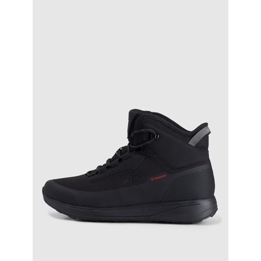 Męskie buty zimowe śniegowce 4F 4FRAW25FWINM064 - czarne ze sklepu Sportstylestory.com w kategorii Buty zimowe męskie - zdjęcie 188008970