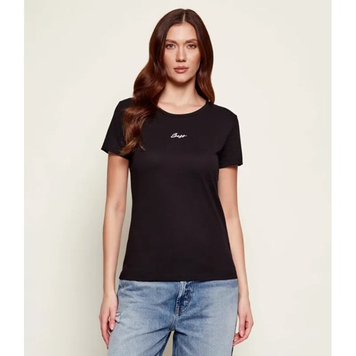 BOSS ORANGE T-shirt C_Elove_embro | Slim Fit ze sklepu Gomez Fashion Store w kategorii Bluzki damskie - zdjęcie 188009083