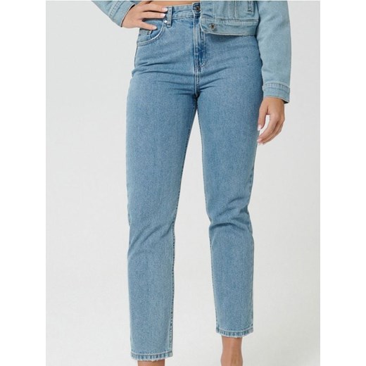 Sinsay - Jeansy mom fit - niebieski ze sklepu Sinsay w kategorii Jeansy damskie - zdjęcie 188011471