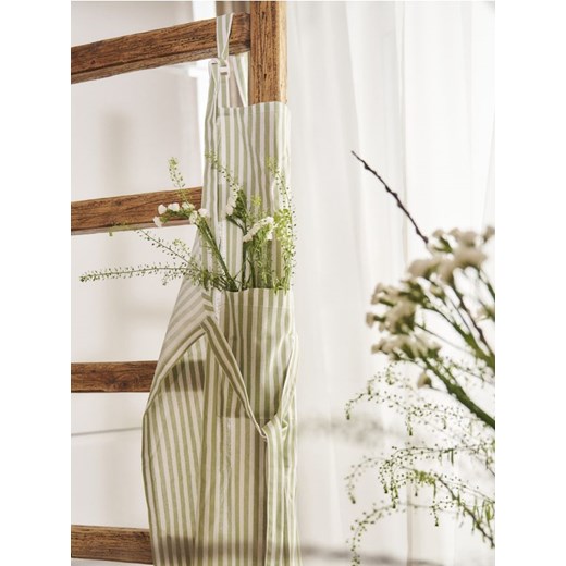 Sinsay - Fartuch w paski - biały ze sklepu Sinsay w kategorii Fartuchy kuchenne - zdjęcie 188011481