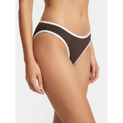 Seafolly Dół od bikini Beach Bound 40316-072 Brązowy ze sklepu MODIVO w kategorii Stroje kąpielowe - zdjęcie 188013064