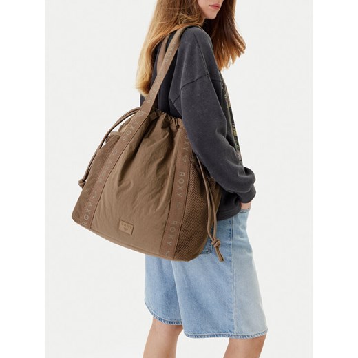 Roxy Torebka C-ROXY-M-002-08 Brązowy ze sklepu MODIVO w kategorii Torby Shopper bag - zdjęcie 188013410