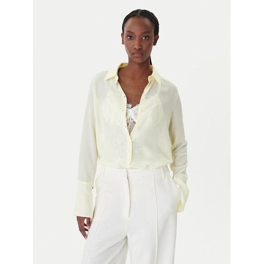 Patrizia Pepe Koszula 8C0703/A156-Y478 Żółty Regular Fit ze sklepu MODIVO w kategorii Koszule damskie - zdjęcie 188015380
