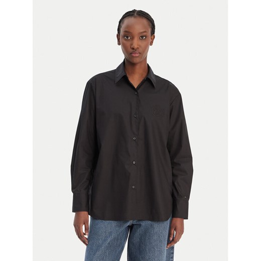 Tommy Hilfiger Koszula WW0WW48190 Czarny Regular Fit ze sklepu MODIVO w kategorii Koszule damskie - zdjęcie 188015470