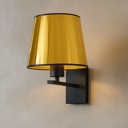 Złoty kinkiet ścienny glamour HVAR MIRROR ze sklepu Lysne w kategorii Lampy ścienne - zdjęcie 188016993