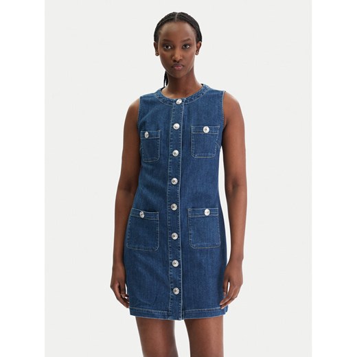 Liu Jo Sukienka codzienna UA6334 D0275 Niebieski Regular Fit ze sklepu MODIVO w kategorii Sukienki - zdjęcie 188018944