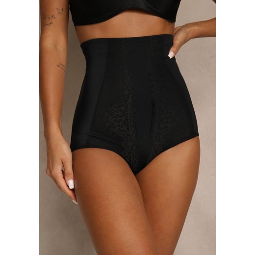 Czarne Majtki Typu Modelujące Azanttia ze sklepu renee.pl w kategorii Majtki damskie - zdjęcie 188024130