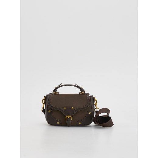 Reserved - Mała torebka na ramię - brązowy ze sklepu Reserved w kategorii Torebki damskie - zdjęcie 188026072