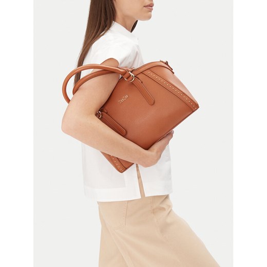 Torebka DeeZee C-DZE-S-013-08 Brązowy ze sklepu eobuwie.pl w kategorii Kuferki - zdjęcie 188027350