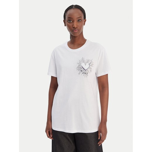 Liu Jo T-Shirt WA6163 JS904 Biały Relaxed Fit ze sklepu MODIVO w kategorii Bluzki damskie - zdjęcie 188030031