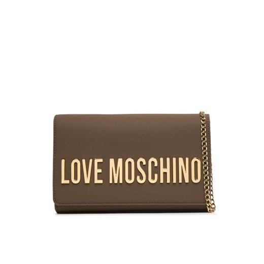 Torebka LOVE MOSCHINO JC4103PP1OKD0203 Brązowy ze sklepu eobuwie.pl w kategorii Kopertówki - zdjęcie 188033334