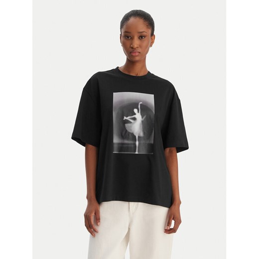 BOSS T-Shirt Eboys 50556978 Czarny Regular Fit ze sklepu MODIVO w kategorii Bluzki damskie - zdjęcie 188035024