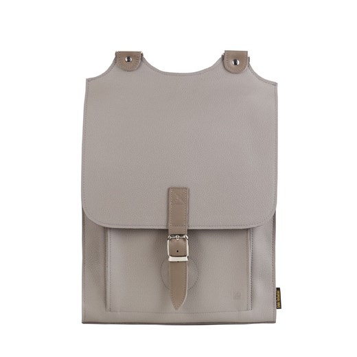 popielaty plecak skórzany Karol ze sklepu Słoń Torbalski w kategorii Plecaki - zdjęcie 188035633