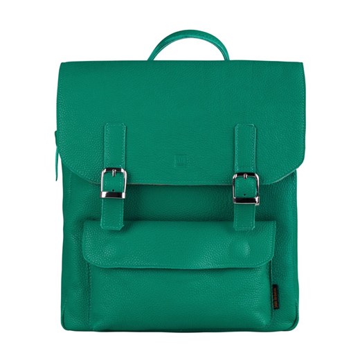 zielony plecak skórzany Teofila ze sklepu Słoń Torbalski w kategorii Plecaki - zdjęcie 188035670