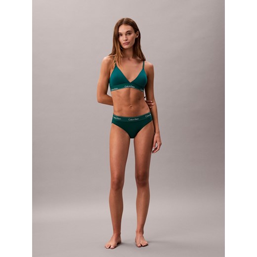Calvin Klein Biustonosz damski - usztywniany Kobiety Bawełna szmaragdowy Calvin Klein S vangraaf