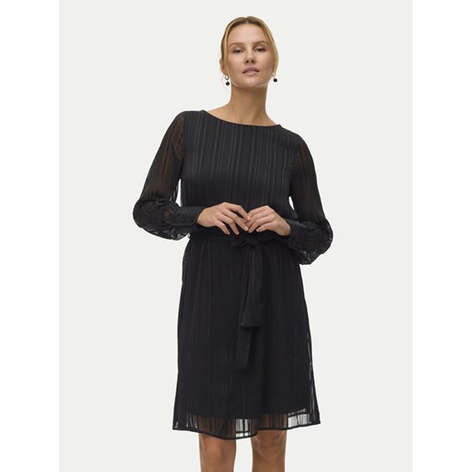 Vero Moda Sukienka koktajlowa Gedna 10335586 Czarny Regular Fit ze sklepu MODIVO w kategorii Sukienki - zdjęcie 188037150