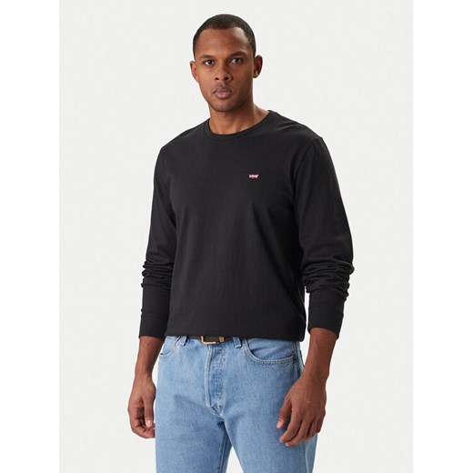 Levi's® Longsleeve Housemark Tee 72848-0009 Czarny Regular Fit ze sklepu MODIVO w kategorii T-shirty męskie - zdjęcie 188037210