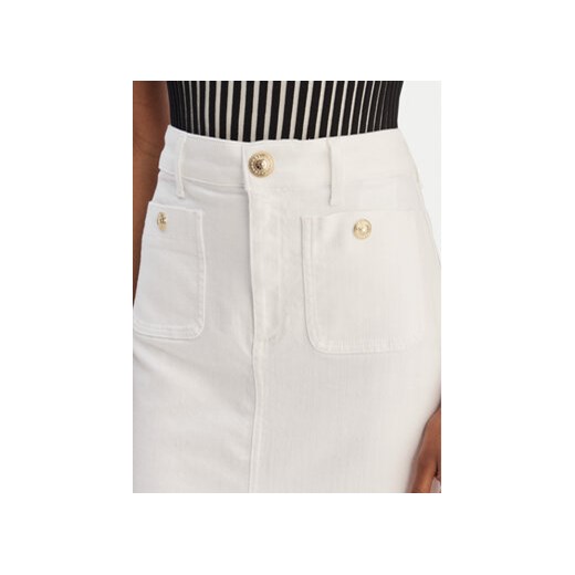 Liu Jo Spódnica jeansowa UA6259 D0275 Biały Regular Fit Liu Jo 25 MODIVO