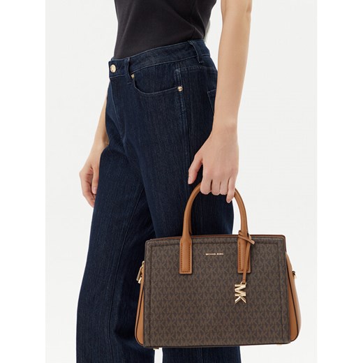 MICHAEL Michael Kors Torebka Laila 30R5G9IS6B Brązowy ze sklepu MODIVO w kategorii Torebki damskie - zdjęcie 188039062