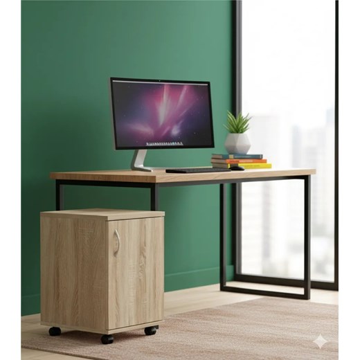 Klasyczny kontenerek pod biurko dąb sonoma P2-D18 Elior Edinos.pl