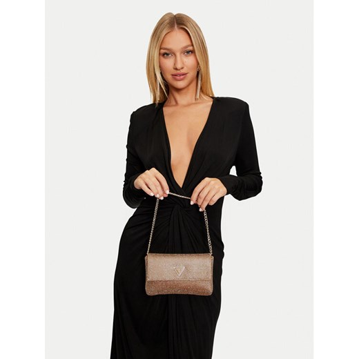 Torebka Guess Zalina HWRP93 50700 Złoty ze sklepu eobuwie.pl w kategorii Kopertówki - zdjęcie 188040653