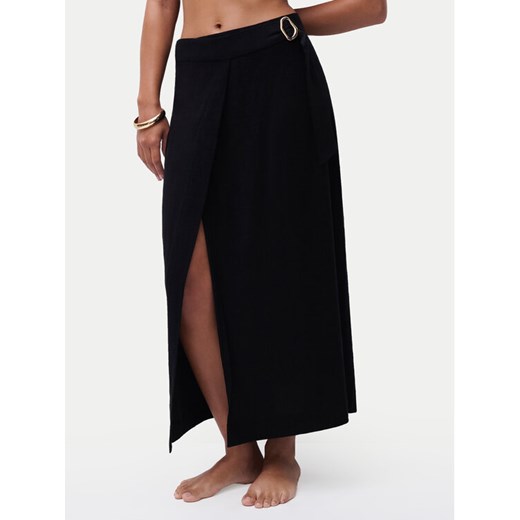 Chantelle Pareo Alba C1AED0 Czarny ze sklepu MODIVO w kategorii Odzież plażowa - zdjęcie 188051550