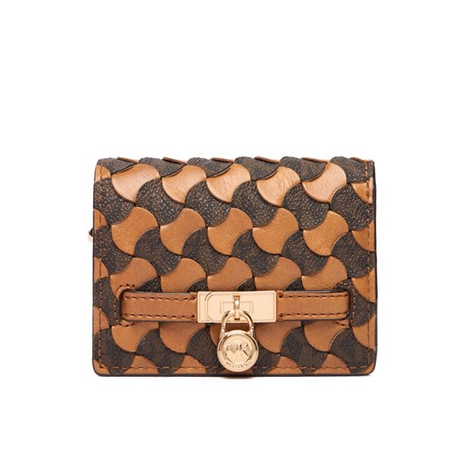 MICHAEL Michael Kors Portfel 32R6GNXD1T Brązowy ze sklepu MODIVO w kategorii Portfele damskie - zdjęcie 188051563