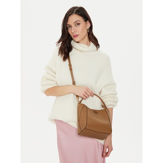 Torebka Tory Burch 158500 Brązowy ze sklepu eobuwie.pl w kategorii Torebki damskie - zdjęcie 188053284