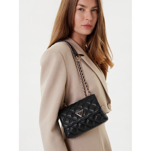 Guess Torebka Giully II Mini HWQG96 73740 Czarny ze sklepu MODIVO w kategorii Kopertówki - zdjęcie 188054132