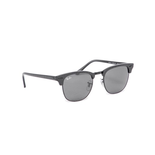 Ray-Ban Okulary przeciwsłoneczne Clubmaster 0RB3016 1305B1 Czarny ze sklepu MODIVO w kategorii Okulary przeciwsłoneczne damskie - zdjęcie 188054183