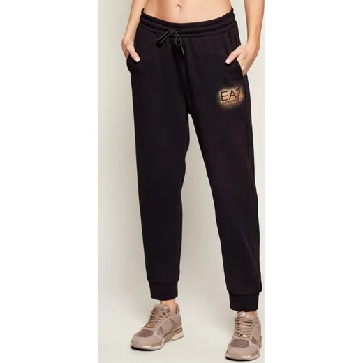 EA7 Spodnie dresowe | Relaxed fit ze sklepu Gomez Fashion Store w kategorii Spodnie damskie - zdjęcie 188056863