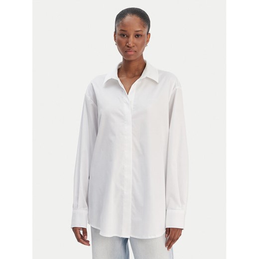 Guess Koszula W6RH57 WAF10 Biały Oversize ze sklepu MODIVO w kategorii Koszule damskie - zdjęcie 188057971