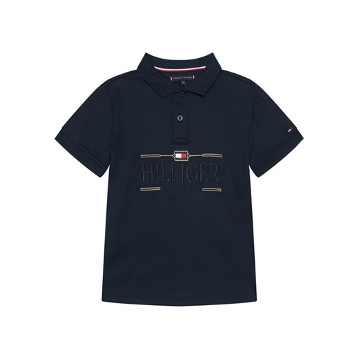 Tommy Hilfiger Polo Icons KB0KB10359 Granatowy Regular Fit ze sklepu MODIVO w kategorii T-shirty chłopięce - zdjęcie 188057990