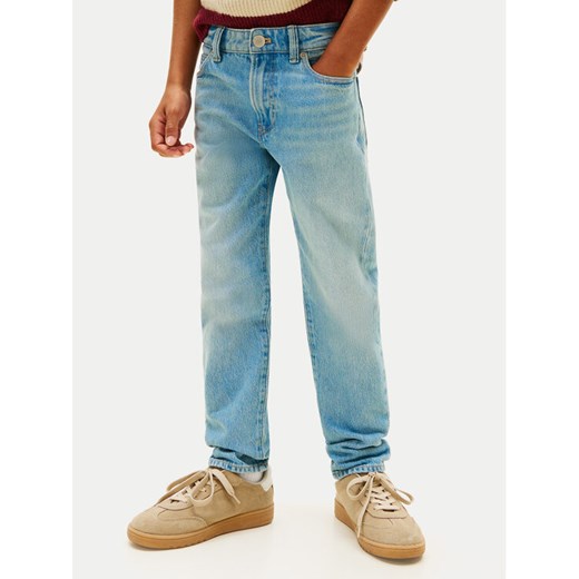 Tommy Hilfiger Jeansy KB0KB10035 S Niebieski Regular Fit ze sklepu MODIVO w kategorii Spodnie dziewczęce - zdjęcie 188058201