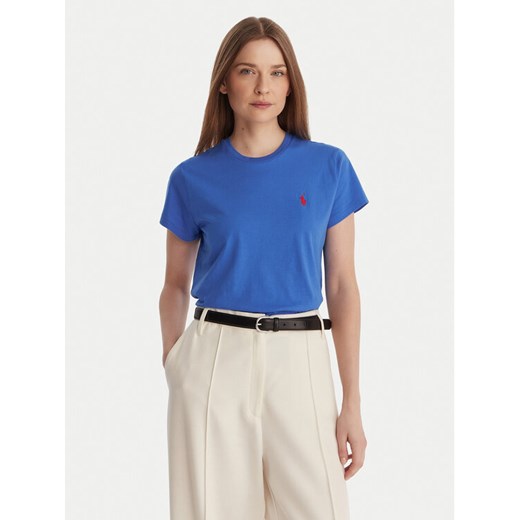 Polo Ralph Lauren T-Shirt 211B14605004 Niebieski Classic Fit ze sklepu MODIVO w kategorii Bluzki damskie - zdjęcie 188059784