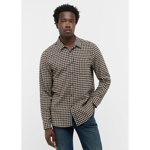 Męska Koszula Mustang Style Eastbridge brushed twill mini check black 1016960 12786 ze sklepu YouNeedit.pl w kategorii Koszule męskie - zdjęcie 188060372