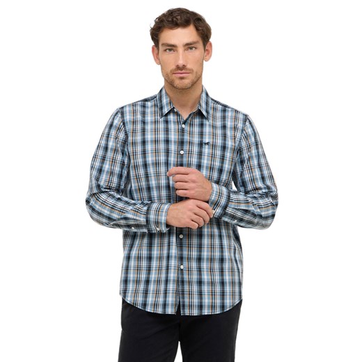 Męska Koszula Mustang Style Chester Poplin multi check blue 1016958 12783 ze sklepu YouNeedit.pl w kategorii Koszule męskie - zdjęcie 188060404