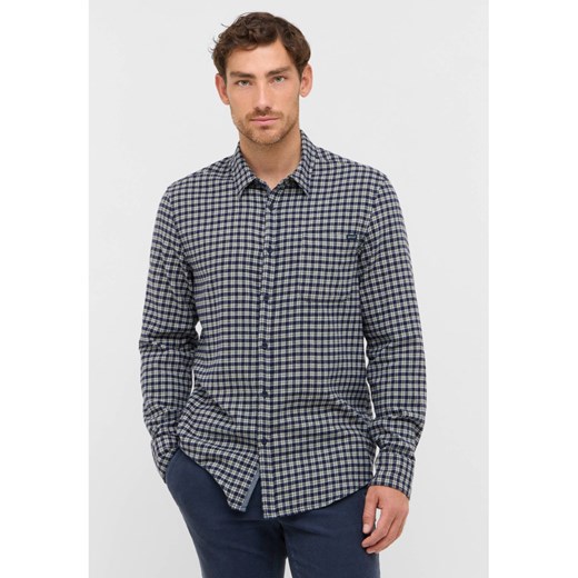 Męska Koszula Mustang Style Eastbridge brushed twill mini check blue 1016960 12785 ze sklepu YouNeedit.pl w kategorii Koszule męskie - zdjęcie 188060431