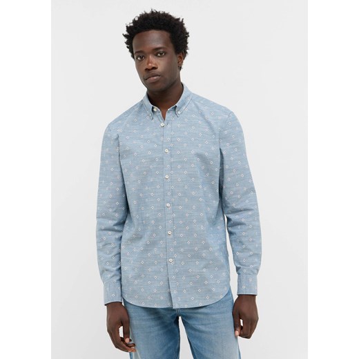Męska Koszula Mustang Style Elmore Ikat Light Chambray 1016948 12766 ze sklepu YouNeedit.pl w kategorii Koszule męskie - zdjęcie 188060490